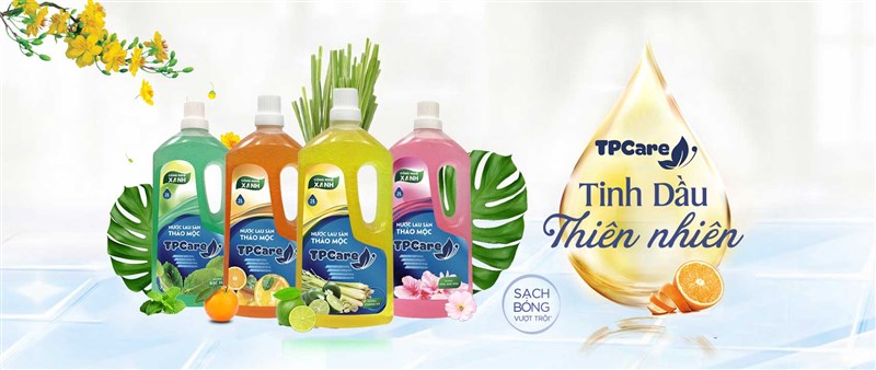 Nước lau sàn thảo mộc TPCare ngăn ngừa côn trùng & giúp không gian ấm áp chỉ trong 1 lau
