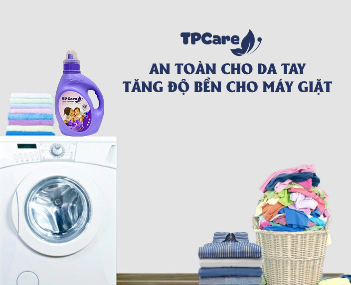Nước giặt TPCare đậm đặc – sản phẩm phù hợp cho làn da nhạy cảm