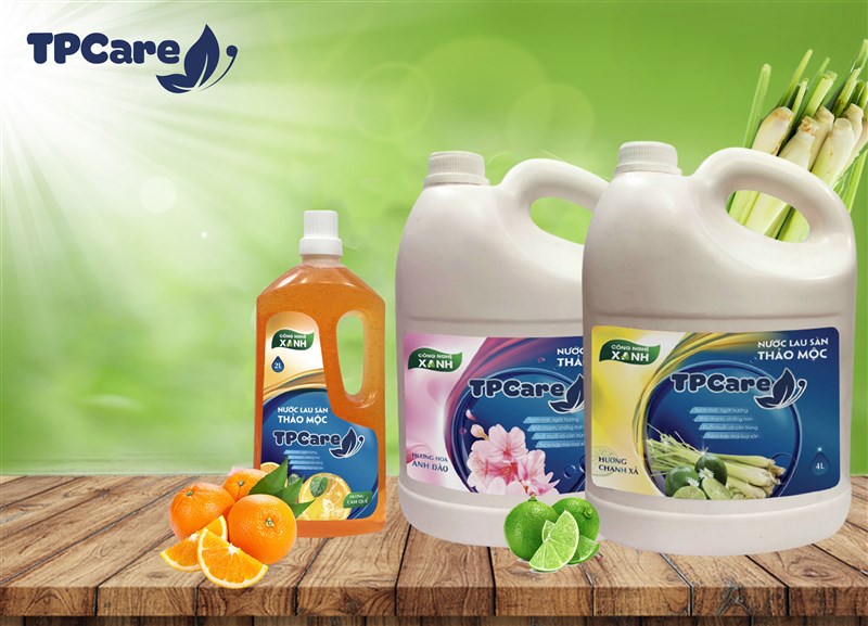 Nước lau sàn thảo mộc – sạch bong, sáng bóng và an toàn sức khỏe