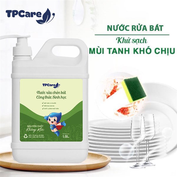Nước rửa chén thành phần thiên nhiên có khả năng làm sạch chén đĩa hiệu quả không?