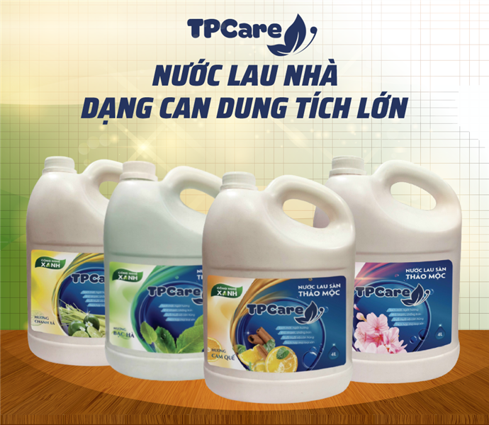 Mua nước lau nhà dạng can dung tích lớn tại TPCare