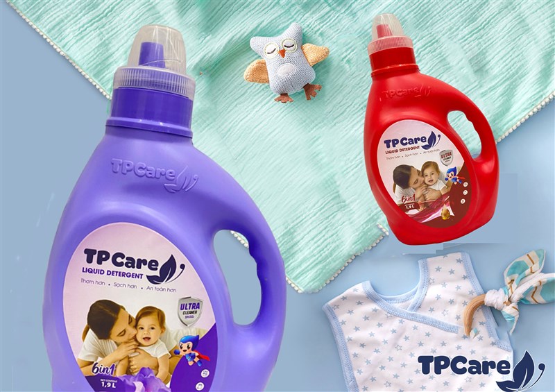 Bé bị dị ứng do nước giặt kém chất lượng và không an toàn