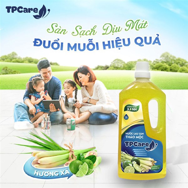 Công dụng của nước lau nhà có nguyên liệu từ thiên nhiên 