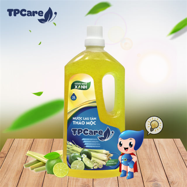 Nước Lau sàn TPCare Chanh Sả mới đem tới cho mẹ hương thơm thư thái