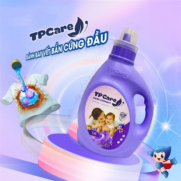 Nước giặt xả TPCare sạch thơm ngất ngây lưu hương dài lâu