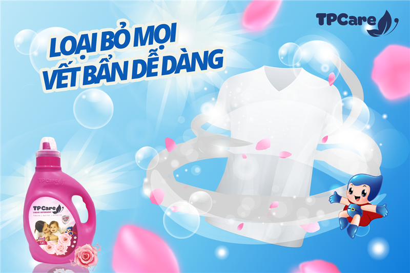 Nước giặt xả TPCare - Giải pháp lưu giữ sự tươi mới cho áo quần