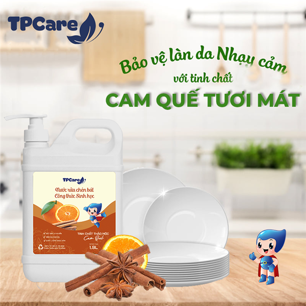 Tác dụng của vỏ cam trong nước rửa chén