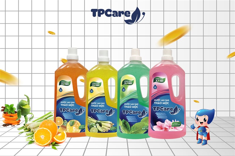 Nhà sạch thơm mát, tạm biệt côn trùng cùng nước lau sàn TPCare