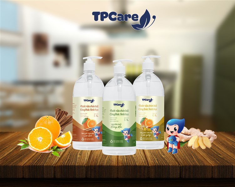 Nước rửa chén công nghệ sinh học TPCare - Sức mạnh thần kì, đánh bay dầu mỡ