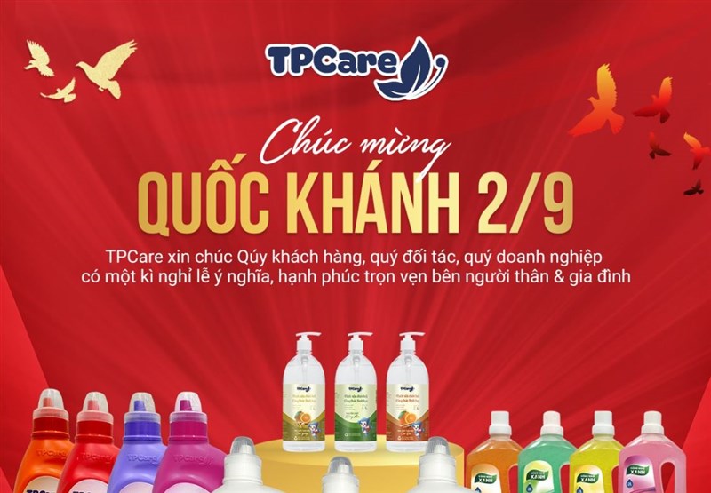 TPCare thông báo nghỉ lễ Quốc Khánh 2/9 năm 2023
