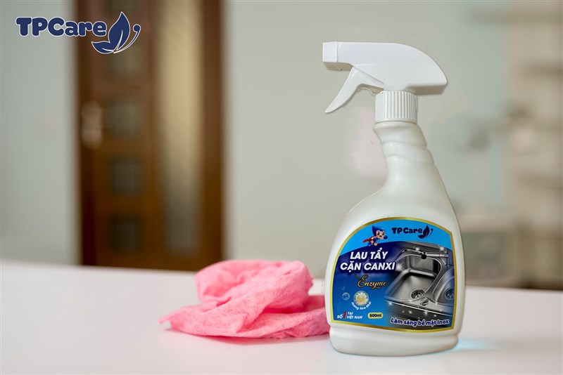 Khắc phục vết bám cặn vôi hóa một cách dễ dàng với Xịt Tẩy Cặn Inox TPCare