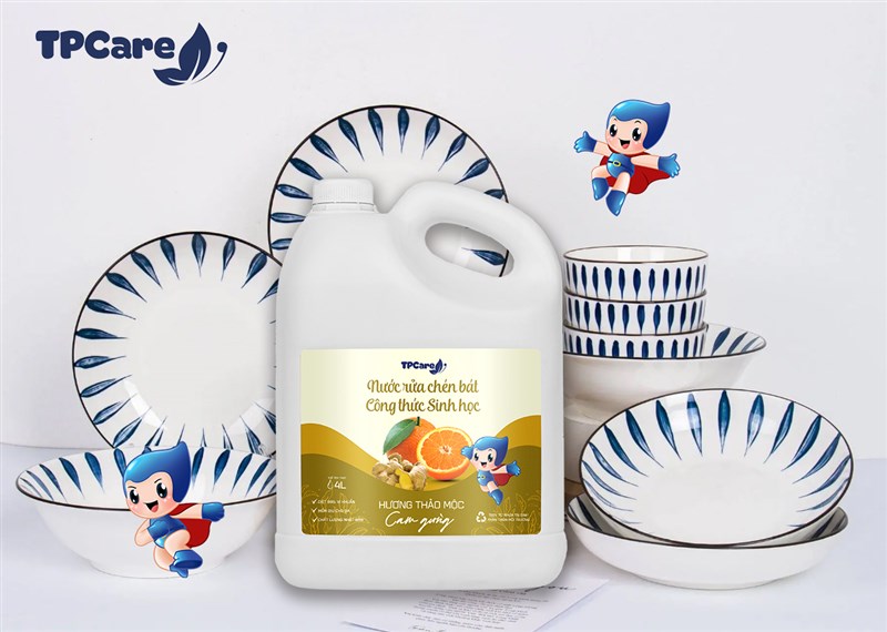 Làm sạch bát đĩa mà không gây hại cho môi trường với TPCare