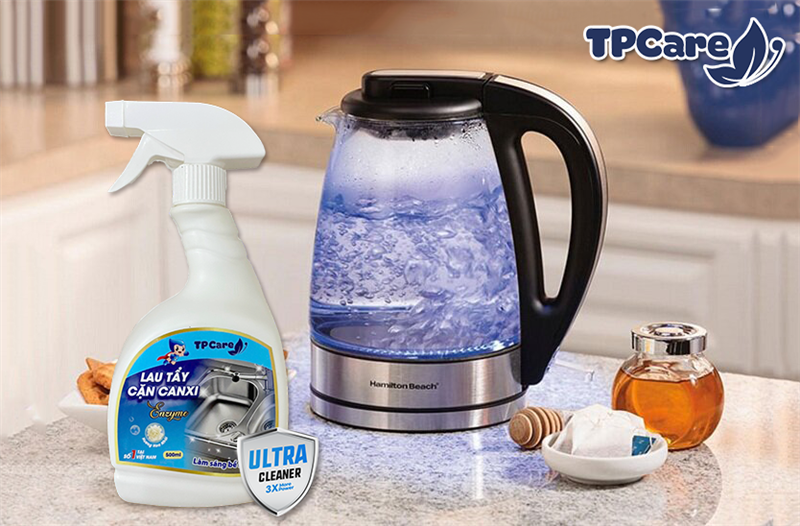 Tại sao có cặn canxi trong ấm siêu tốc?