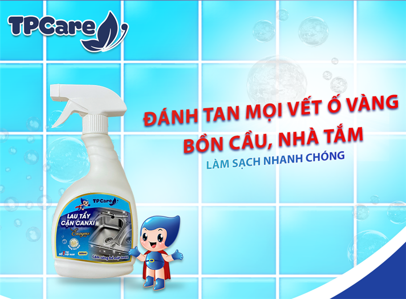 Hướng dẫn tẩy cặn ố vàng bồn cầu, lavabo lâu ngày