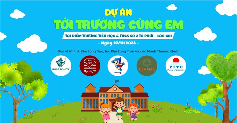 TPCare tham gia tài trợ dự án tới trường cùng em 