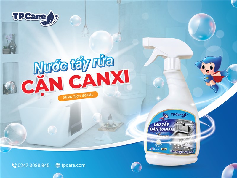Địa chỉ chọn mua nước tẩy rửa cặn canxi chính hãng