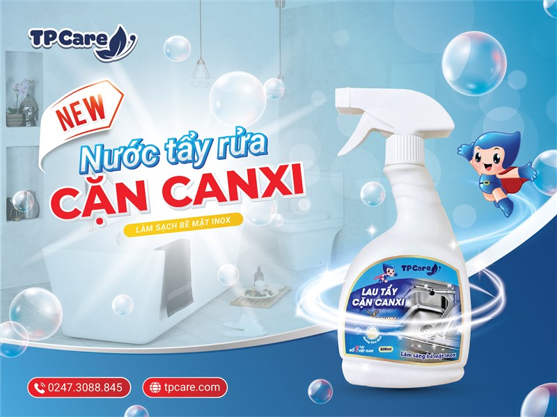 Thông báo ra mắt nước tẩy rửa cặn Canxi TPCare mới
