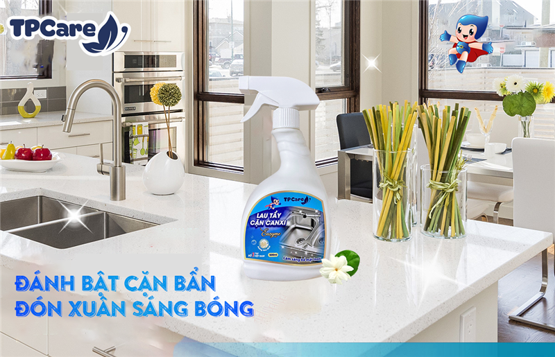 Không khí Tết sôi động, vệ sinh đúng cách với dung dịch tẩy rửa cặn canxi