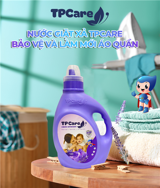 Hòa quyện hương thơm Lavender tinh tế trong nước giặt xả TPCare cho không khí tết trọn vẹn