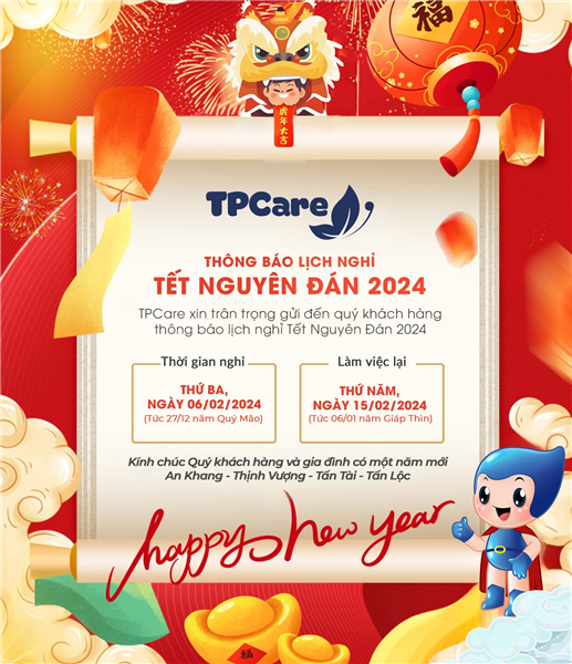Thông báo lịch nghỉ Tết Nguyên Đán năm 2024