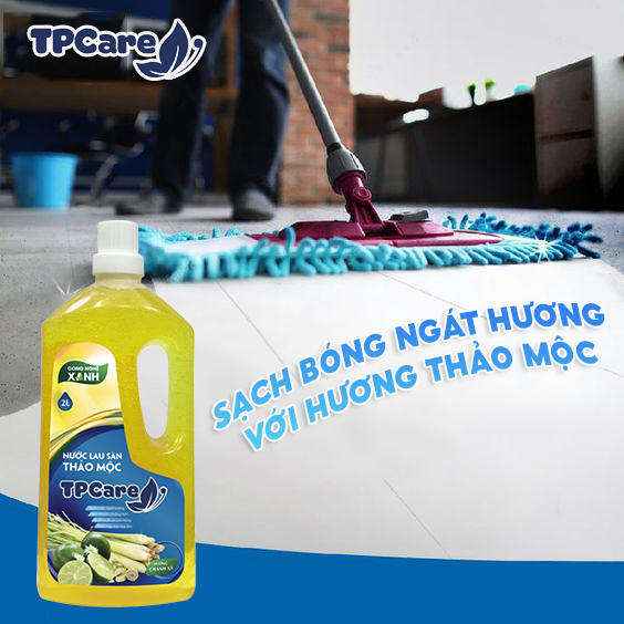 Sạch bóng ngát hương với nước lau sàn thảo mộc