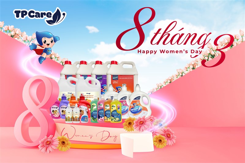 Chúc mừng ngày quốc tế phụ nữ 8/3