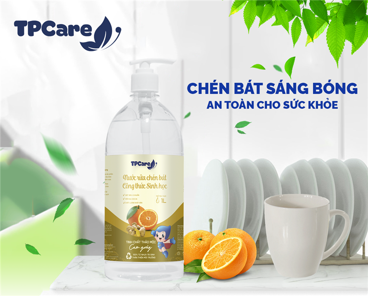 Mẹo rửa bát sạch bóng, an toàn với TPCare