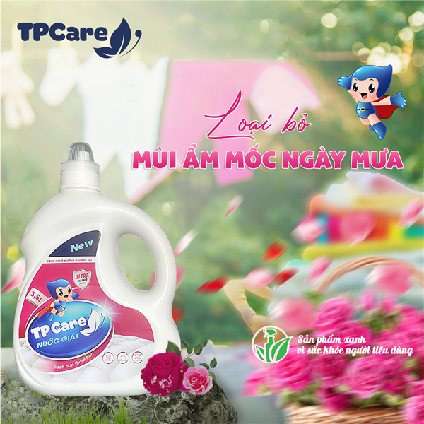Nước giặt xả đậm đặc TPCare 6in1 - Lựa chọn thông minh để chăm sóc gia đình 