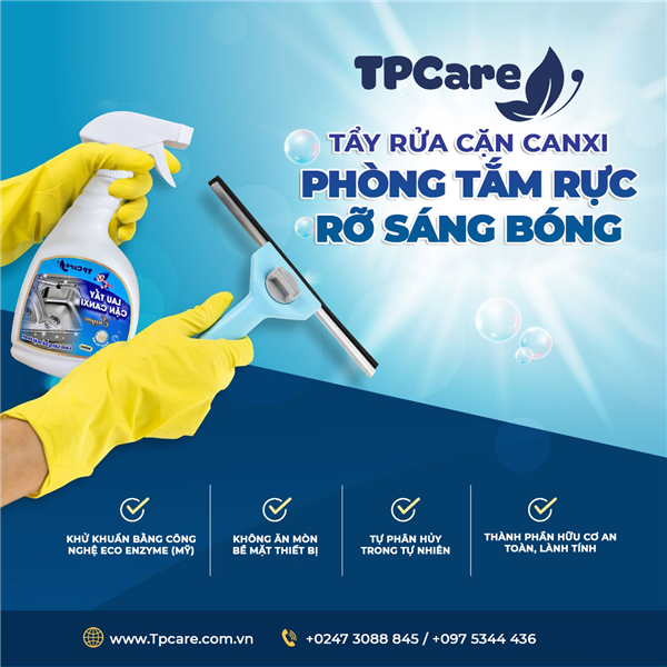 Đánh bay cặn vôi với nước tẩy cặn TPCare