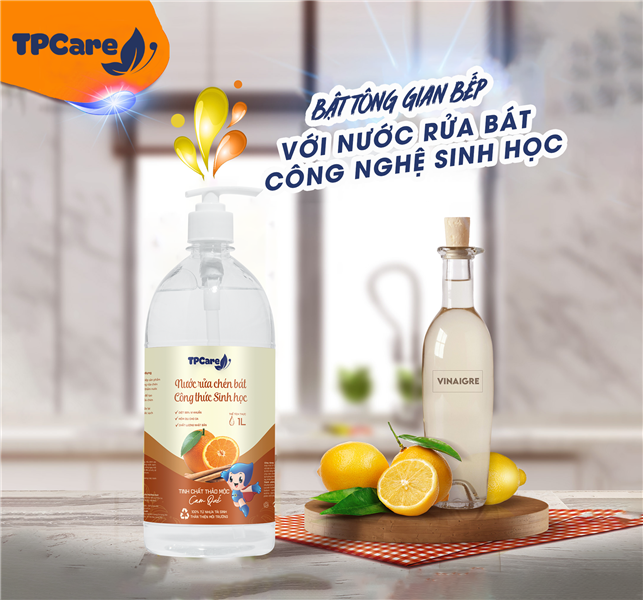 Nước rửa bát TPCare - Đảm bảo sạch sẽ và không để lại mùi