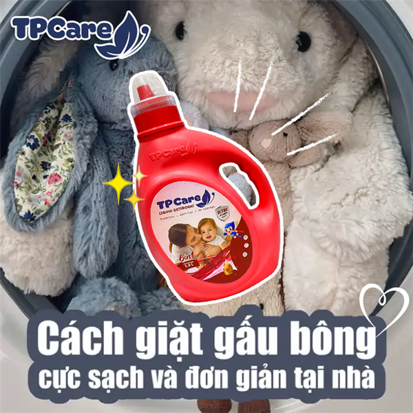 Hướng dẫn giặt gấu bông đơn giản ngay tại nhà