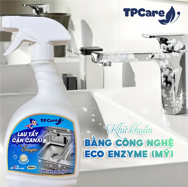Tẩy cặn canxi trên bồn rửa tay đơn giản và nhanh chóng