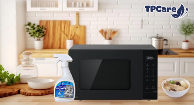 Khắc phục tình trạng lò vi sóng đóng cặn để món Tết luôn hoàn hảo