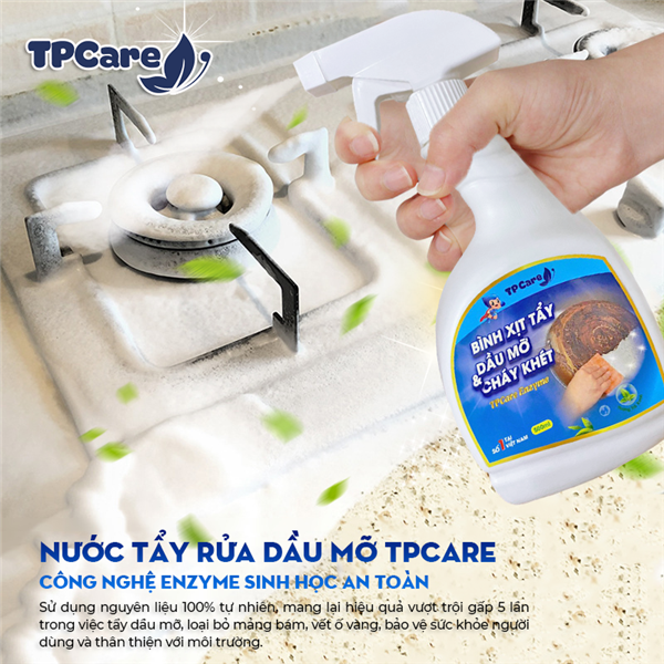 Bí quyết giữ bếp tết sạch, không dầu mỡ với TPCare