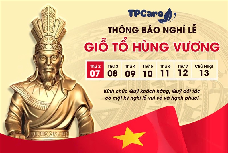 THÔNG BÁO NGHỈ LỄ GIỖ TỔ HÙNG VƯƠNG 2025