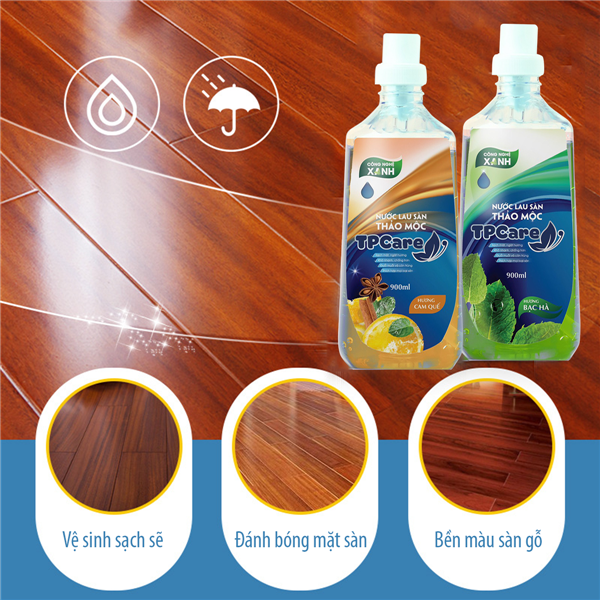 Bí quyết giữ nhà luôn sạch sẽ với nước lau sàn thảo mộc TPCare mỗi ngày