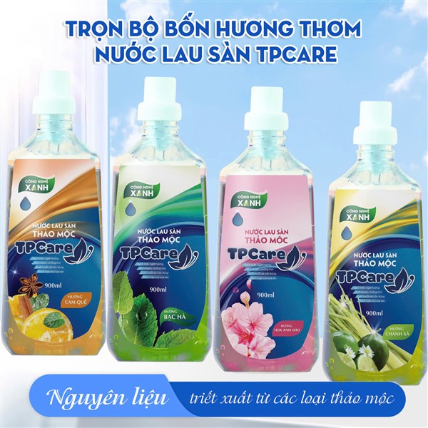 Nước lau sàn mộc TPCare có mùi hương gì?