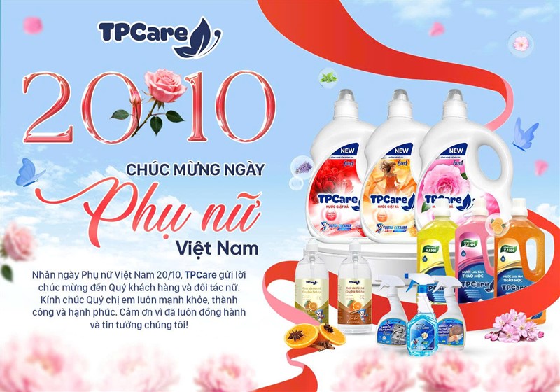 TPCare Gửi trọn yêu thương đến một nửa thế giới nhân ngày 20/10