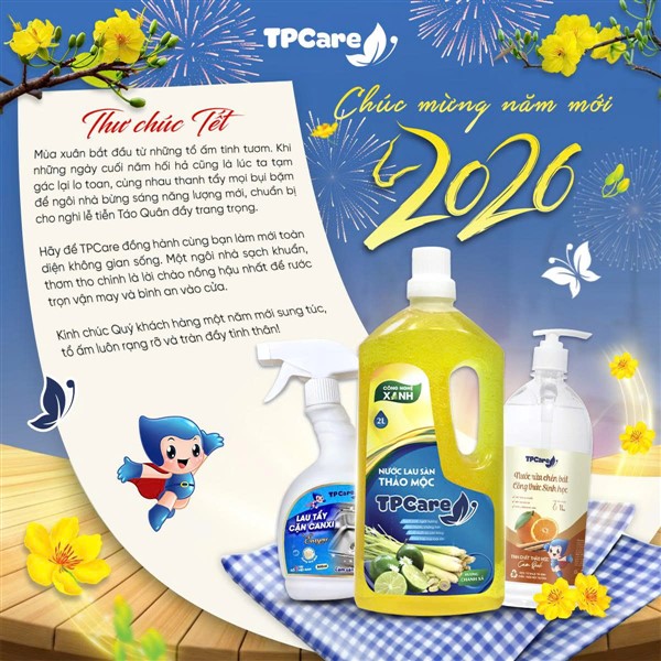 TPCare gửi lời tri ân và chúc mừng năm mới Bính Ngọ 2026