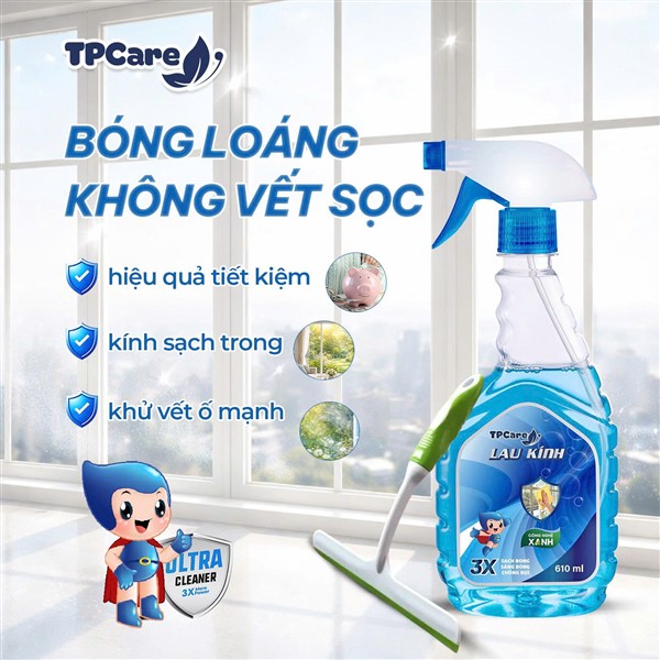 Nước lau kính và những lợi ích vượt trội trong vệ sinh nhà cửa