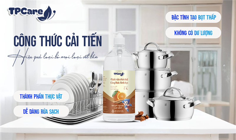 Tiêu chí đánh giá nước rửa bát chất lượng cao