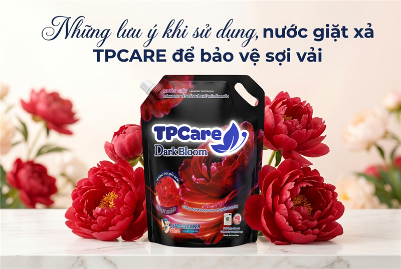 Những lưu ý khi sử dụng nước giặt xả TPCare để bảo vệ sợi vải