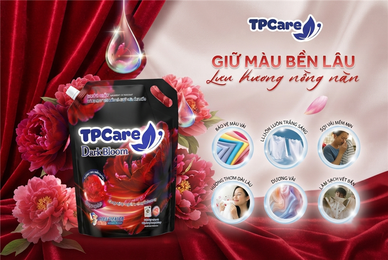Nước giặt xả TPCare hương hoa mẫu đơn có tốt không? Review chi tiết