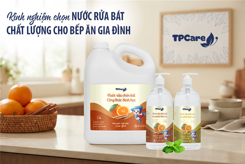 Kinh nghiệm chọn nước rửa bát chất lượng cho bếp ăn gia đình