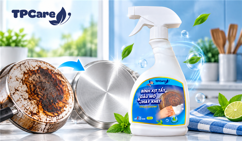 Dầu mỡ bám trên gạch ốp tường bếp nên xử lý như thế nào?