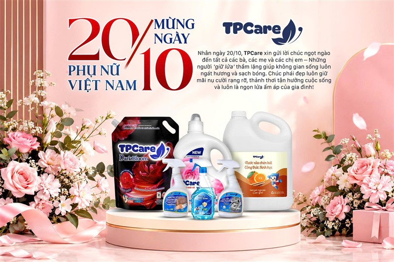 Chúc mừng Ngày Phụ nữ Việt Nam 20/10 trao yêu thương, gửi ngàn lời chúc