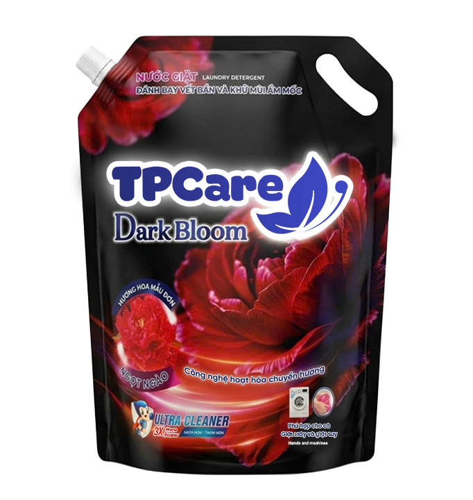 Nước giặt xả đậm đặc TPCare 6in1 hương hoa mẫu đơn ngọt ngào