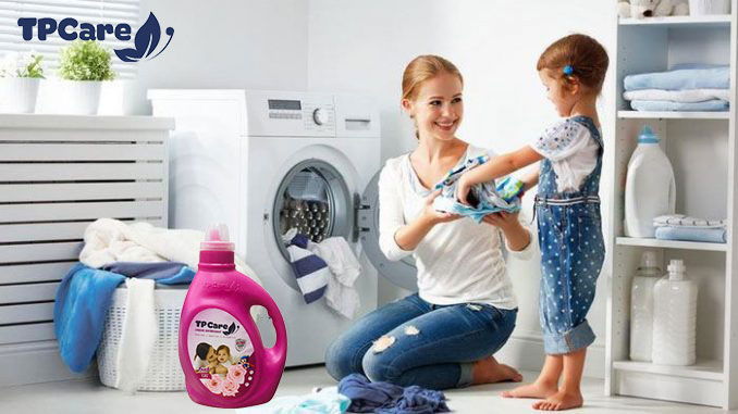 Nước giặt cho máy giặt cửa trên, cửa trước, đồ sạch thơm lâu