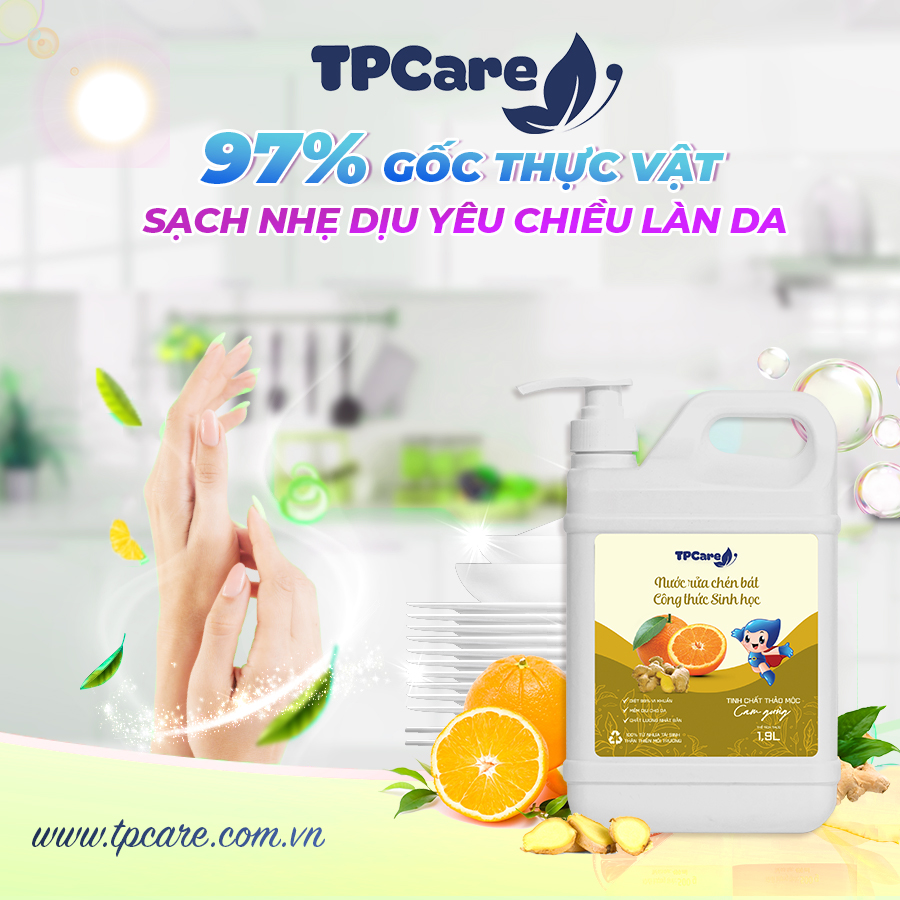 Sử dụng nước rửa chén an toàn, tiết kiệm