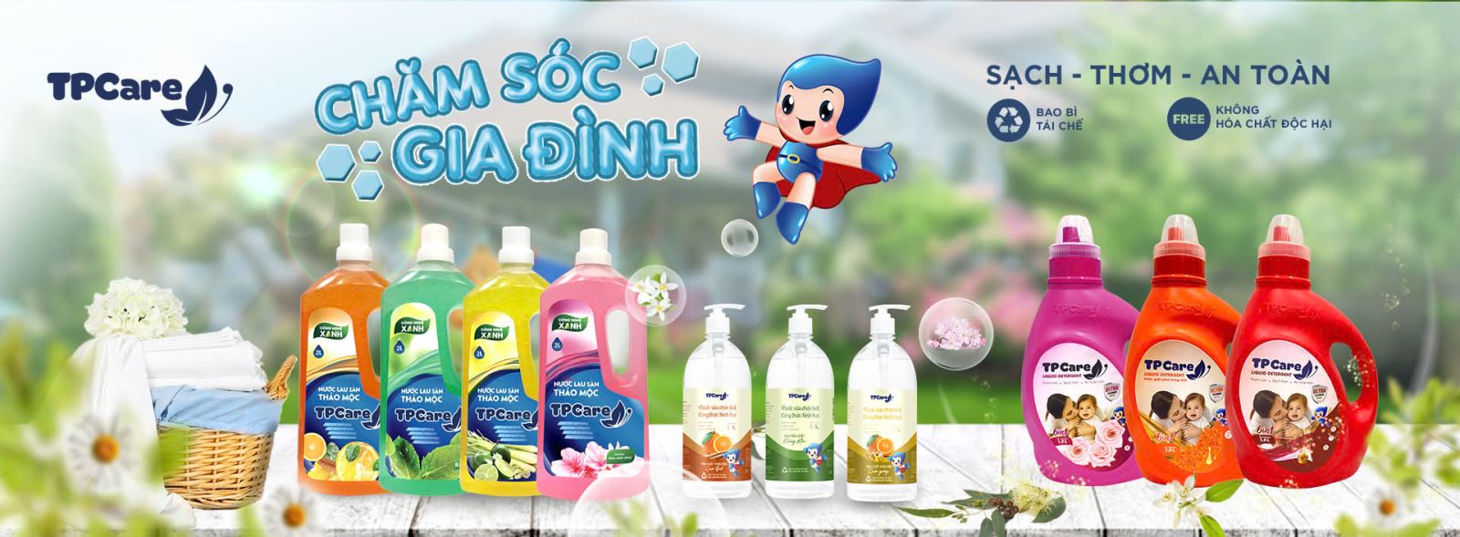Trọn bộ TPCare – Bí quyết nhà sạch cho Tết an vui